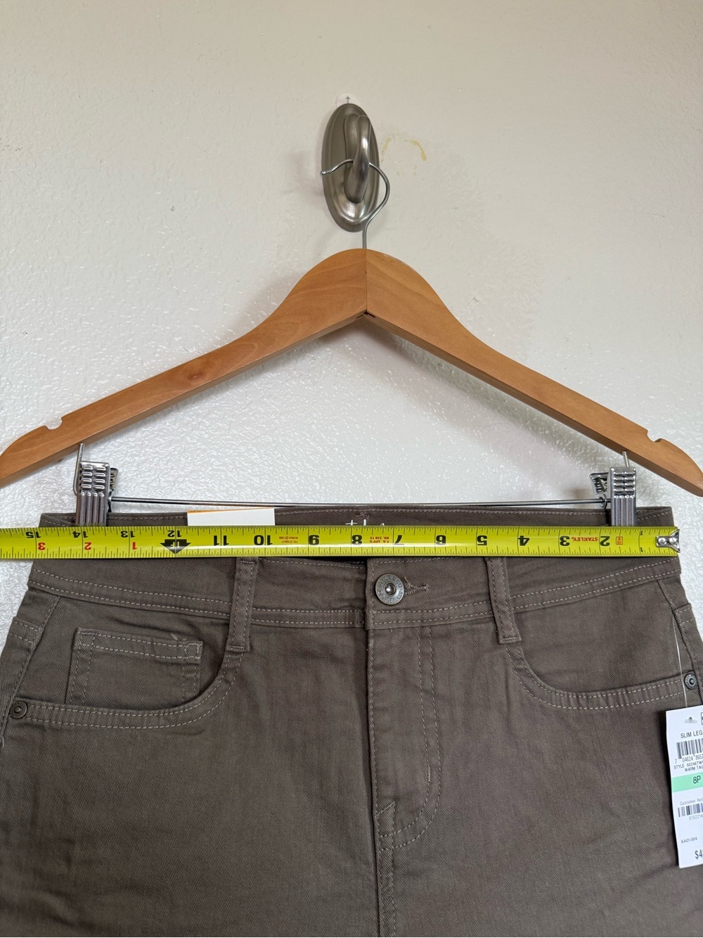 Style & Co. Women’s Slim Leg Jeans - Taupe Brown - Picture 12 of 14
